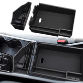 ANFOKAS Kia Sportage Hybrid armrest box tray fits snugly and keeps items organized.