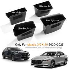 ANFOKAS Mazda3 CX-30 armrest box storage tray adds accessible space for essentials.