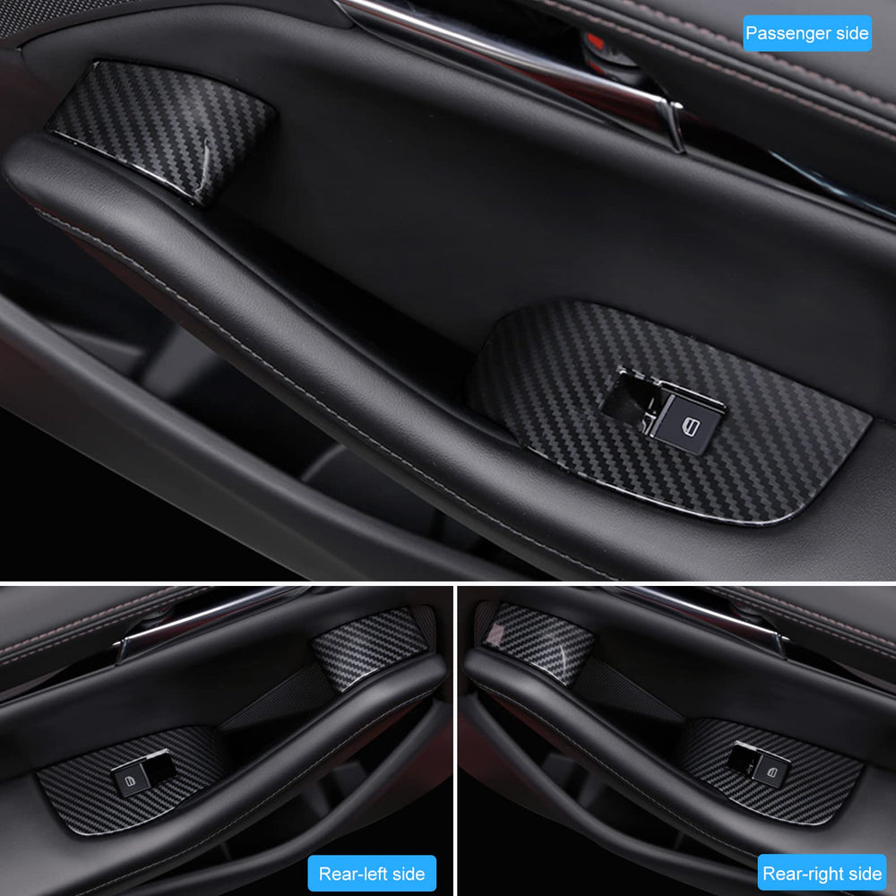 ANFOKAS door lock switch trim protects surfaces and refreshes Mazda interior.