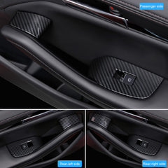 ANFOKAS door lock switch trim protects surfaces and refreshes Mazda interior.