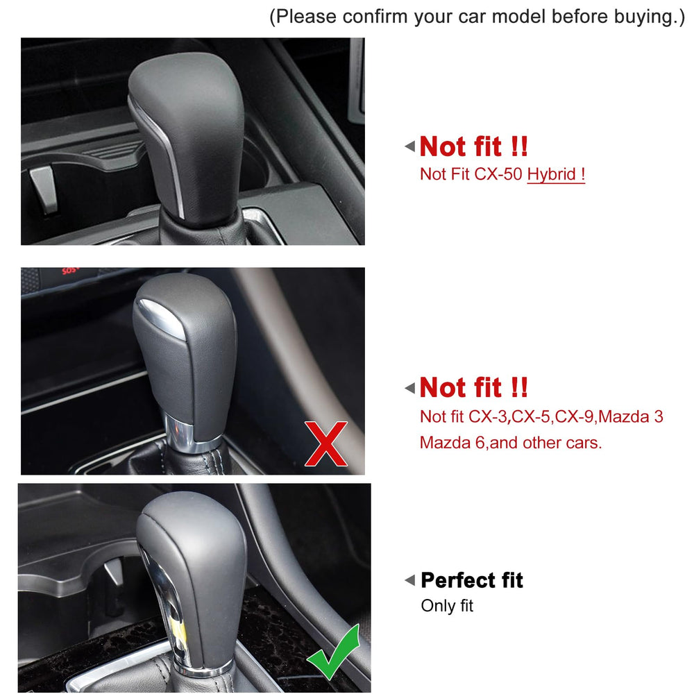 ANFOKAS interior decor gear shift knob cover offers glossy, durable protection.