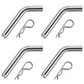 Anglechic 4-set hitch pins with grooved heads for secure towing connections