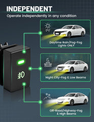 Anina 40A relay with inline fuse protects the electrical system.