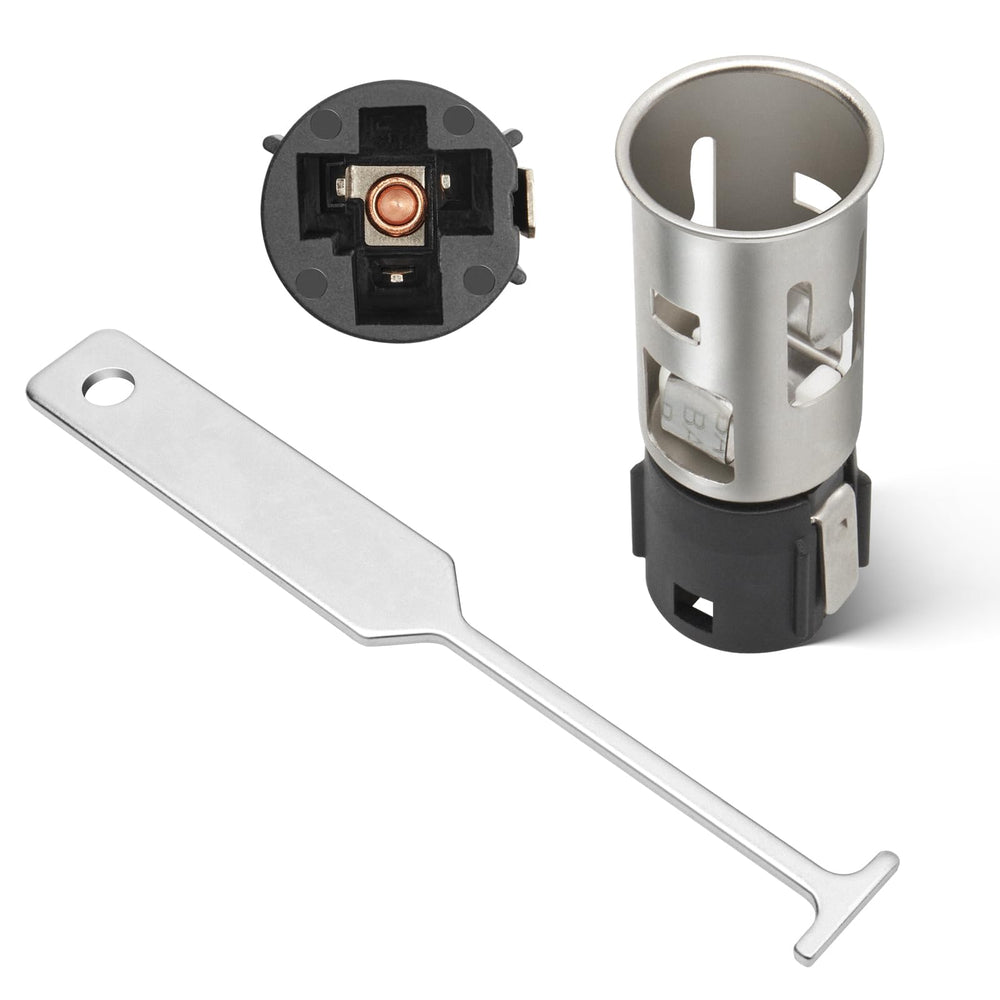 Anina cigarette lighter socket front view showing OEM-style fit