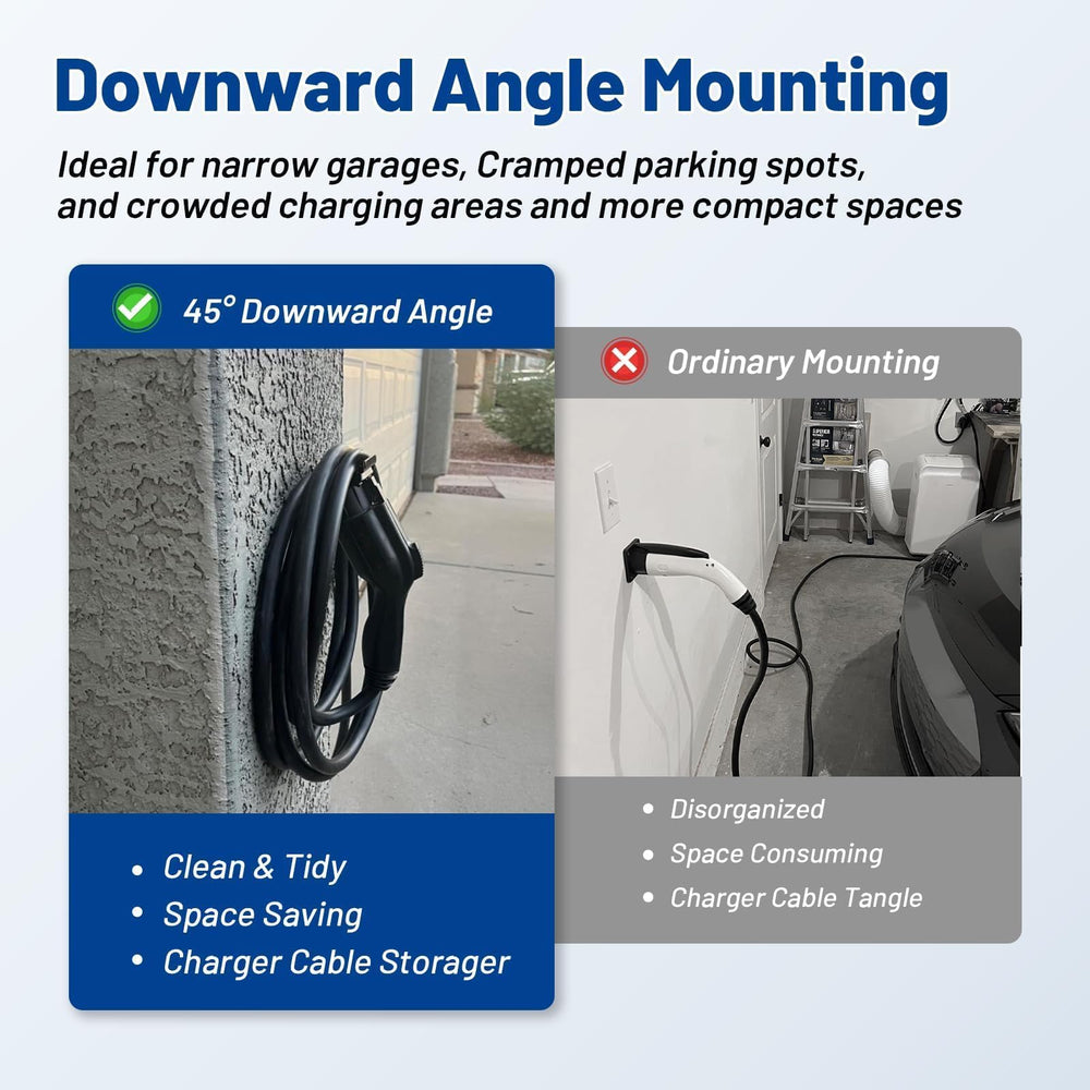 Anina EV Charger Holder cable storage keeps cords organized.