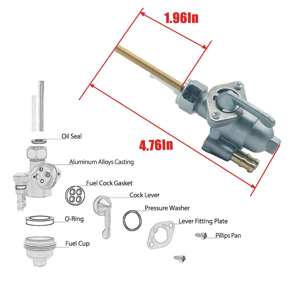 Aniro Moto petcock for SL350K supports dependable fuel supply on long rides