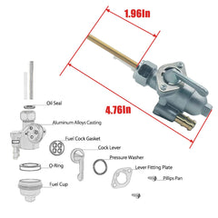 Aniro Moto petcock for SL350K supports dependable fuel supply on long rides