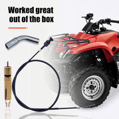 Aniro Moto kit in use on Foreman 450 during starting test.