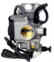 Aniro Moto throttle base cover for Honda Foreman protects cable mounting during use.
