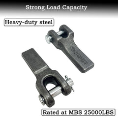 ANISUN weld-on safety chain anchor base mounting ready for dependable connections