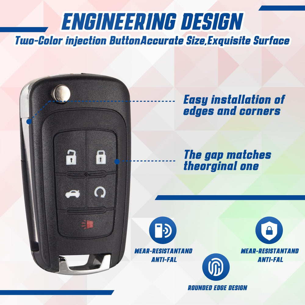 Aniterbo Buick Lacrosse 5-button keyfob restores effortless entry and alert.
