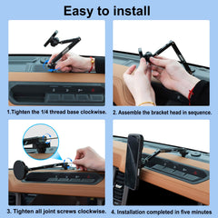 ANKEWAY dash mount setup showing OEM-style integration