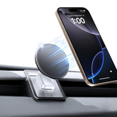 ANKEWAY Tesla vent mount securely holds a phone for hands-free navigation.