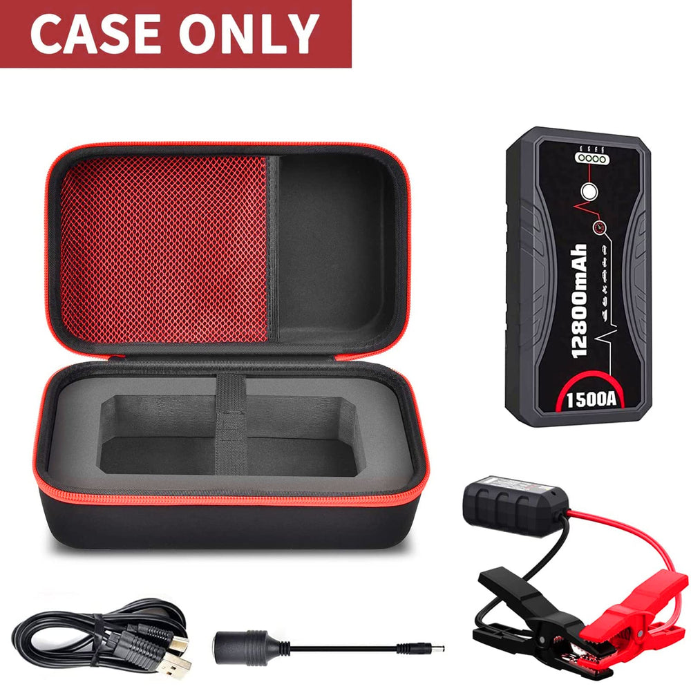 ANKHOH carrying case inner sponge tray protects jump starter components