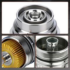 Anleecap aluminum upgrade on the housing cap improves durability.
