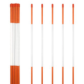 Anley 4ft driveway marker with reflective tape boosts nighttime visibility for safer parking.