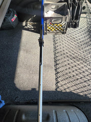 Iron handle detail on ANLU LOAD cargo bar showing rugged build