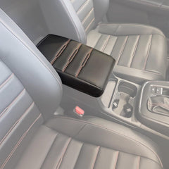 ANMOSVO CR-V center console cover with elastic straps stays aligned during daily use.