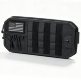 ANMUXI Molle car sun visor organizer main view showing clutter-free cabin