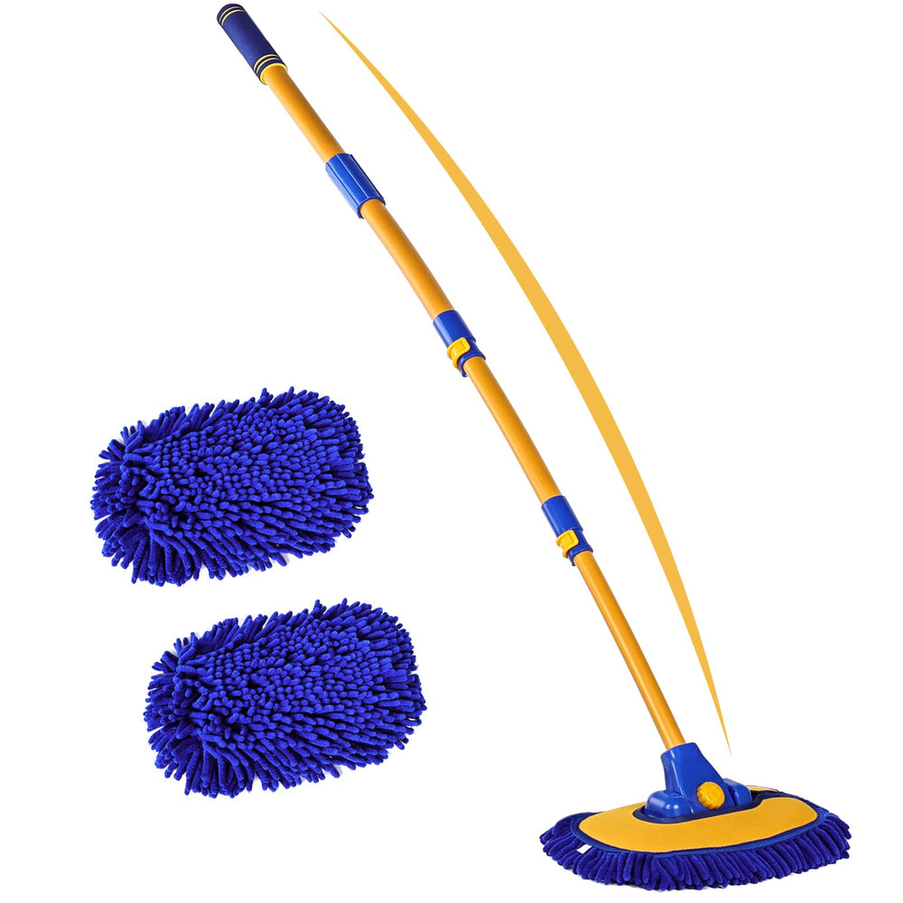 anngrowy 56.7 inch car wash pole extends reach for easy reach