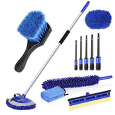 anngrowy 62-inch microfiber car wash brush with long handle for effortless exterior cleaning.