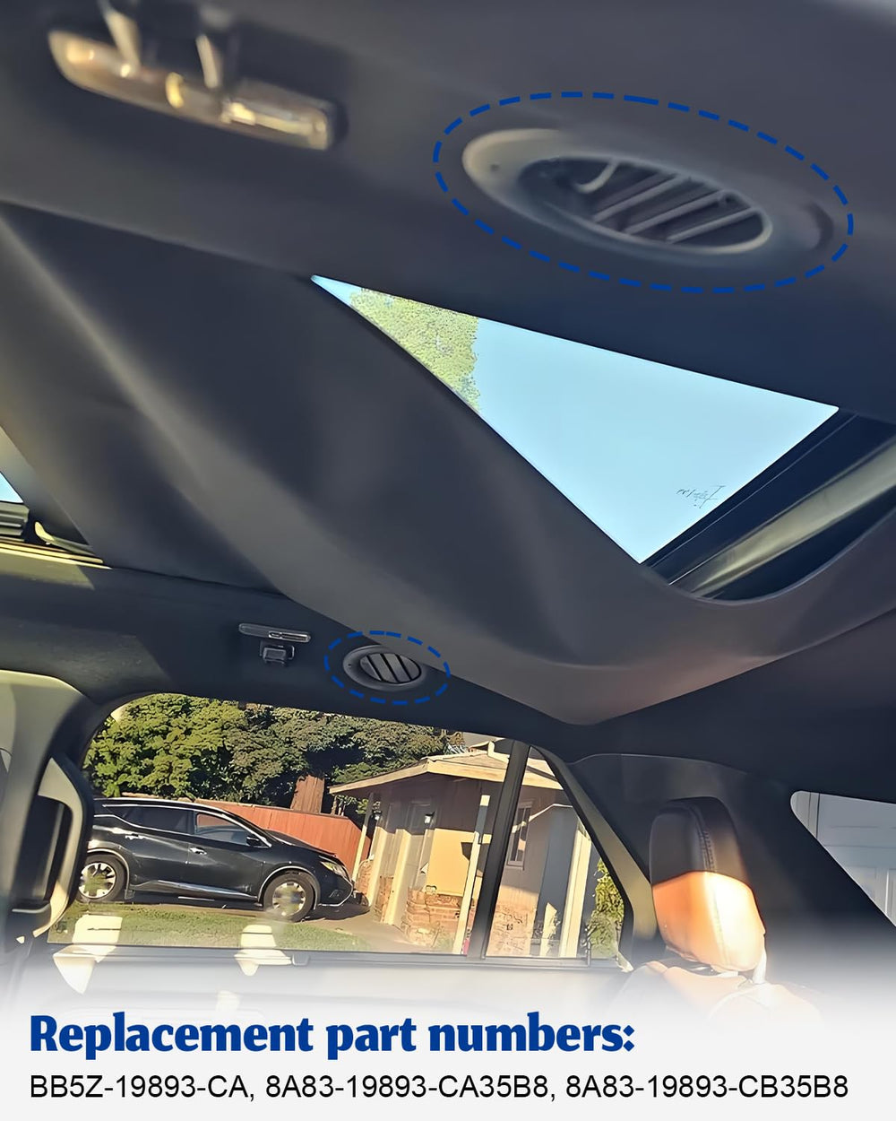 ANODZU Lincoln MKT vent replacement offers durable ABS and easy maintenance