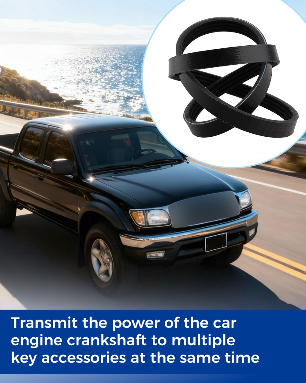 ANODZU compatibility chart image displaying Toyota V6 3.4L fit across Tacoma, 4Runner, Tundra, T-100