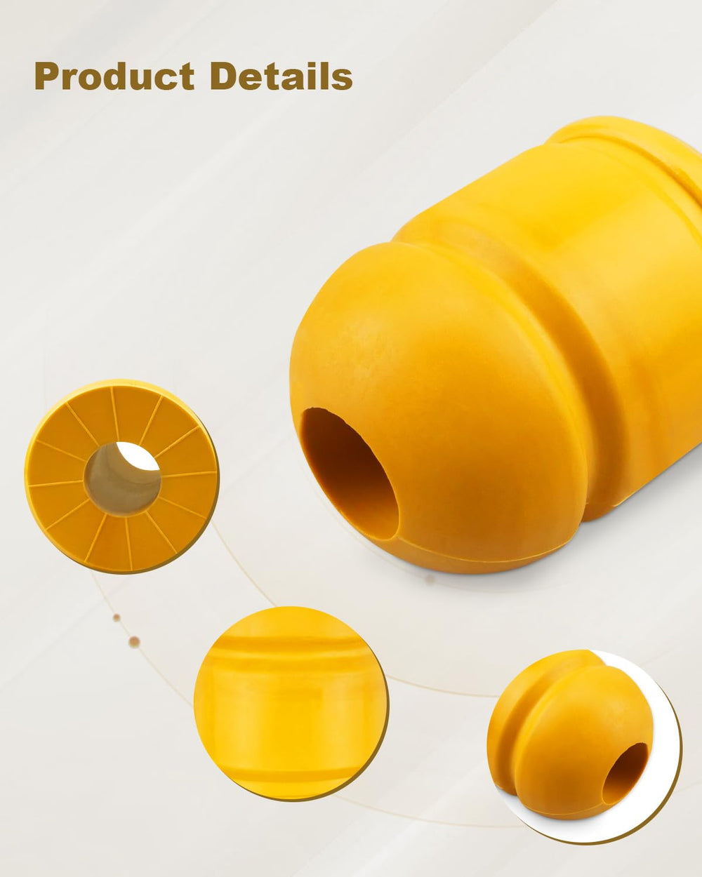 ANODZU easy-install rear bump stop profile supports quick DIY installation