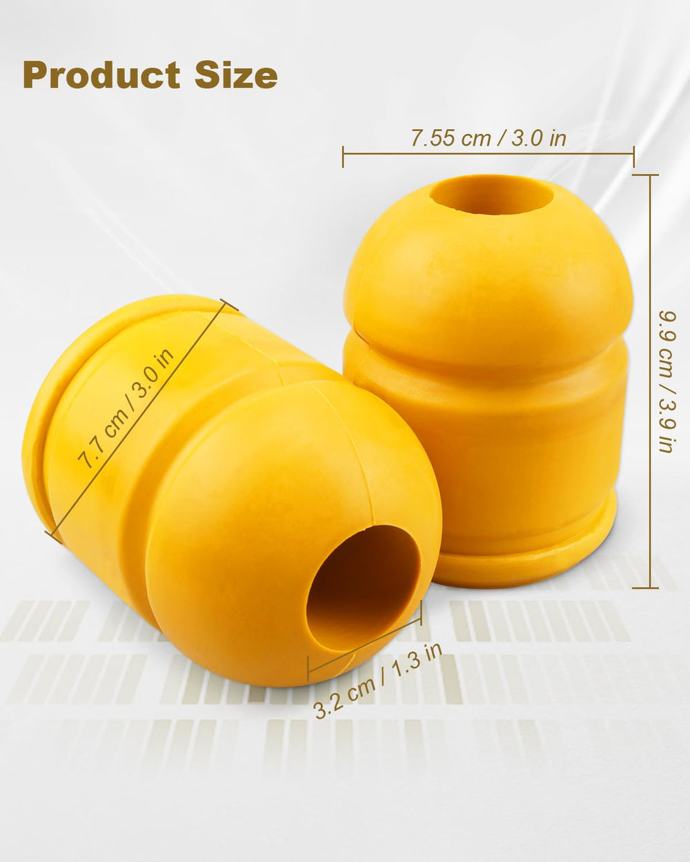 ANODZU polyurethane foam bumper closeup highlights durable, heavy-duty construction