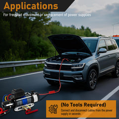Anrain heavy-duty snap design supports quick, safe winch operation.