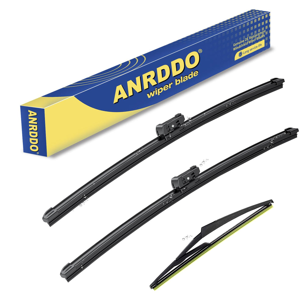 ANRDDO 3 wipers blades set for Mercedes GL-Class improves visibility in rain