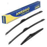 ANRDDO Honda CR-V wiper blades 26-16-13 set for clear all-weather visibility