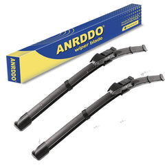 ANRDDO BMW E60/E61 wipers with top-lock for stable fit and clear visibility
