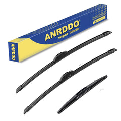 ANRDDO 3-wipers close-up showing graphite-coated rubber for smooth operation