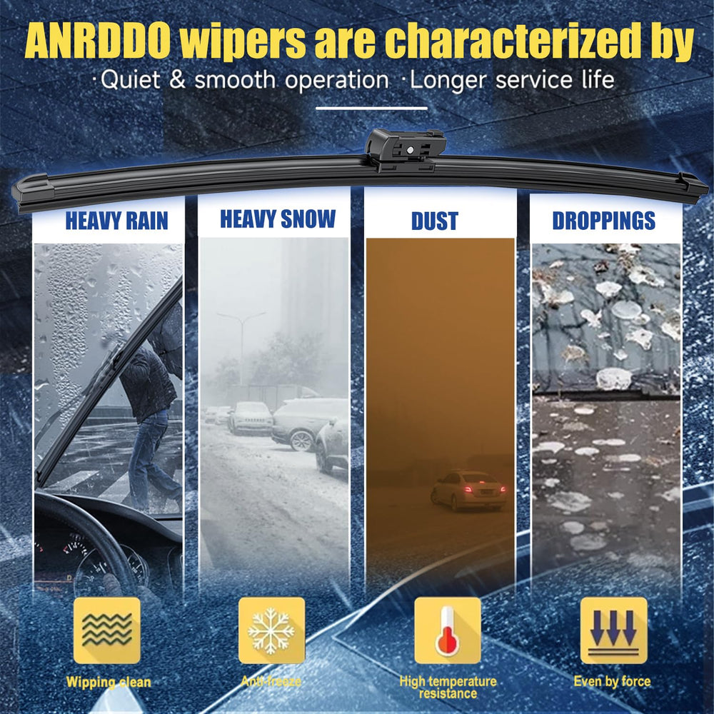 ANRDDO Audi A3 Quattro S3 left 26-inch blade ensures visibility