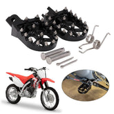 AnXin dirt bike foot pegs for CRF110F/CRF125F provide secure grip on rugged trails