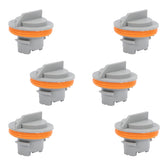 Anlseiod tail lamp socket six-piece kit for reliable brake light connections.