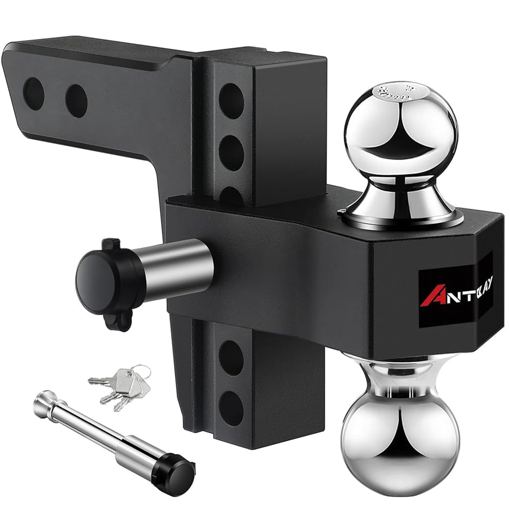 ANTbay adjustable hitch in a 2-inch receiver for versatile towing