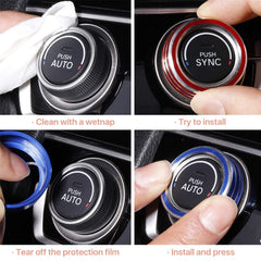 AntBooBoo Civic emblem sticker provides bold red dash accent