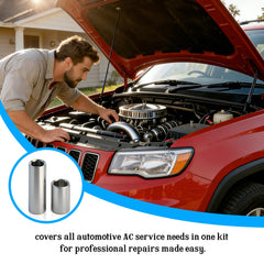 ANTDM dual-side socket set provides comprehensive coverage for professional AC servicing