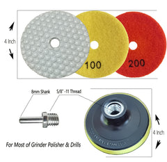 ANTENGDATOOL range from grit 50 to 6000 for progressive polish.