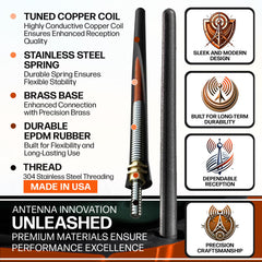 AntennaMastsRus car wash proof durability keeps your truck antenna looking sharp