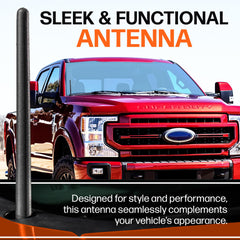 AntennaMastsRus compact design fits Ford F-250 without bulk