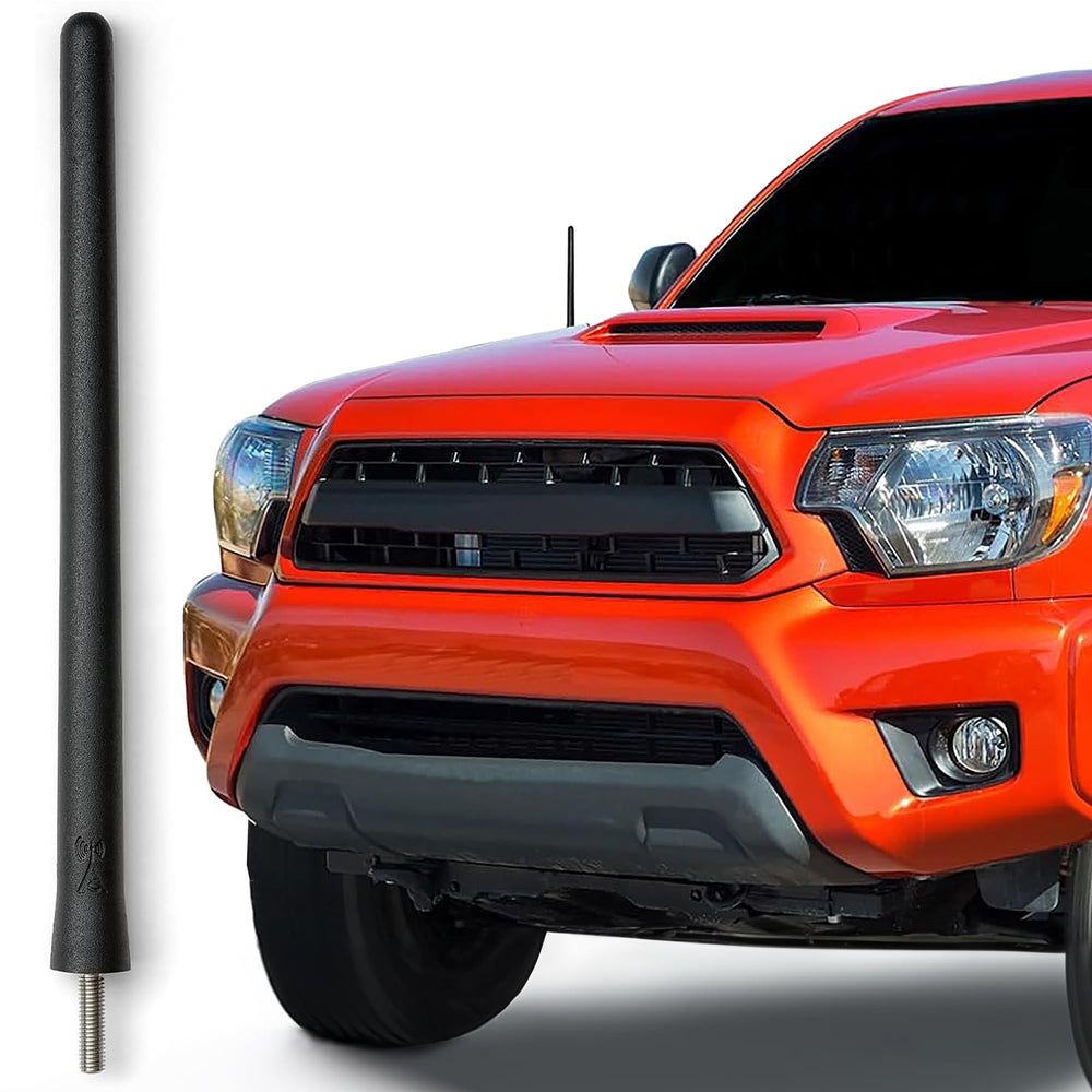 AntennaMastsRus short rubber antenna for Toyota Tacoma enhances style and durability.