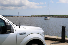 AntennaMastsRus wind noise cancellation wrap reduces highway whistle during drives