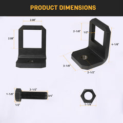 Antivanl 3/4-inch jam nut shown for secure tightening