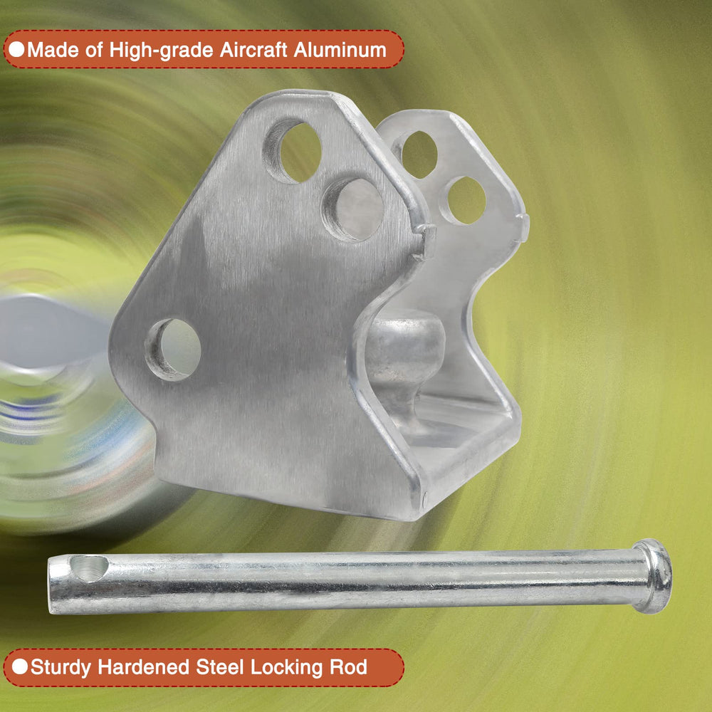Antivanl lock enables quick and easy installation on couplers.