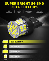 54-SMD per bulb provide broad 360-degree brightness for camper interiors