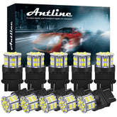 Antline pack of 10 LED bulbs, front view, bright interior lighting for vehicles.