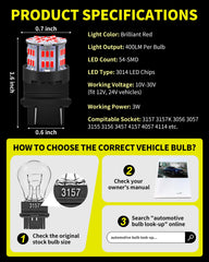 Antline packaging, ready-to-install 10-pack LED bulbs for various 12V-24V applications.